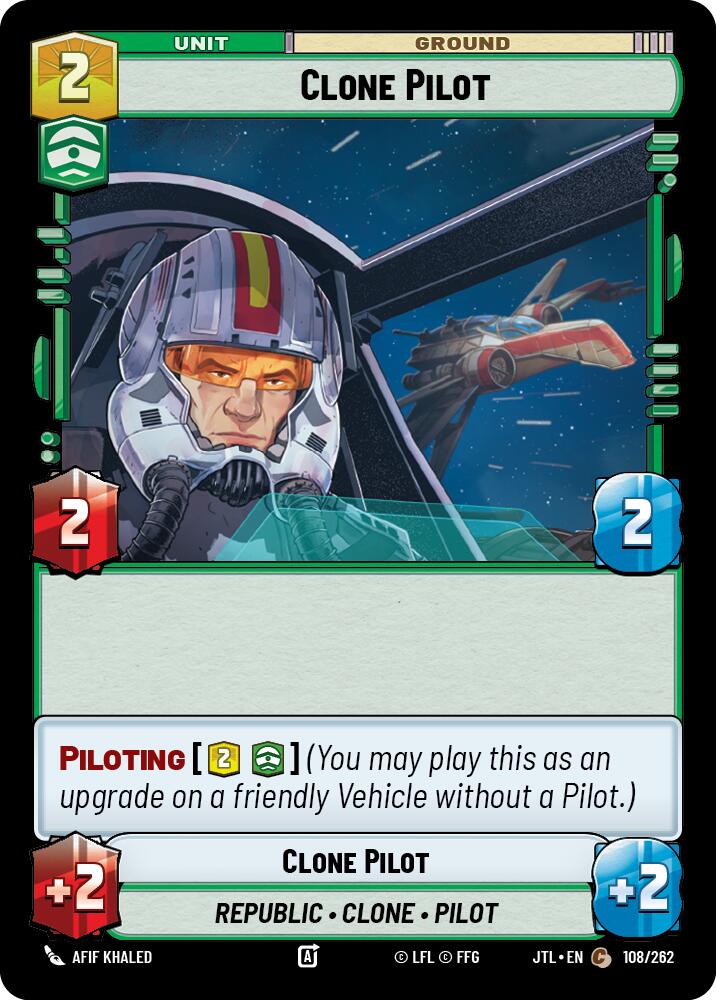 Clone Pilot (108/262) (108/262) [Jump to Lightspeed] | Grognard Games