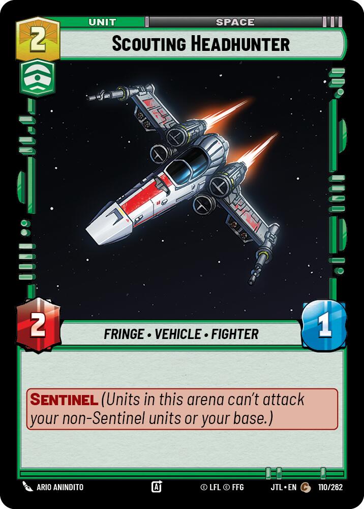 Scouting Headhunter (110/262) (110/262) [Jump to Lightspeed] | Grognard Games