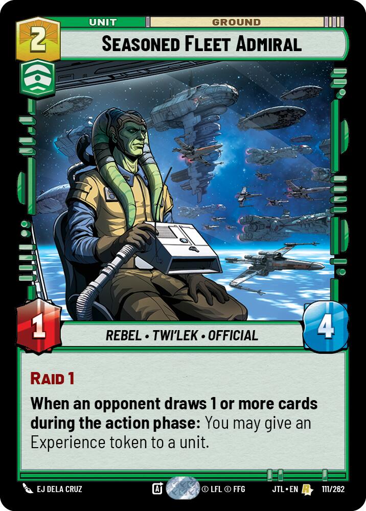Seasoned Fleet Admiral (111/262) (111/262) [Jump to Lightspeed] | Grognard Games