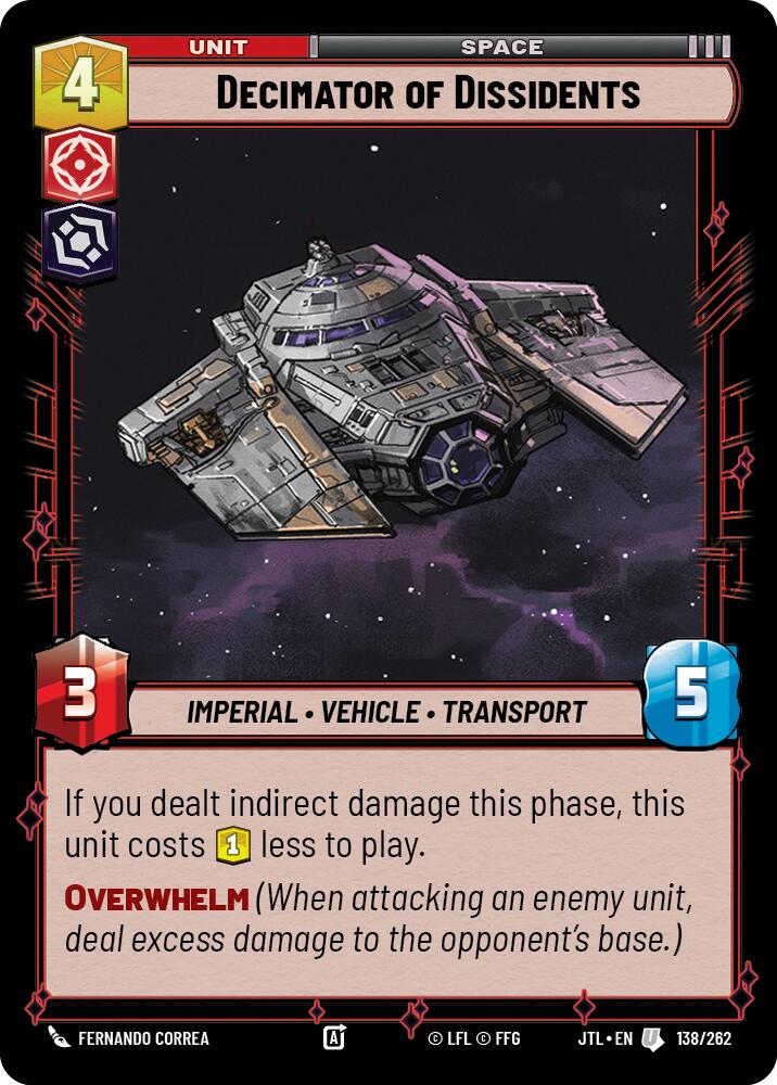 Decimator of Dissidents (138/262) (138/262) [Jump to Lightspeed] | Grognard Games