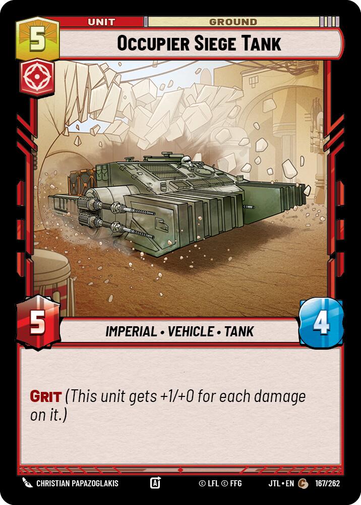 Occupier Siege Tank (167/262) (167/262) [Jump to Lightspeed] | Grognard Games