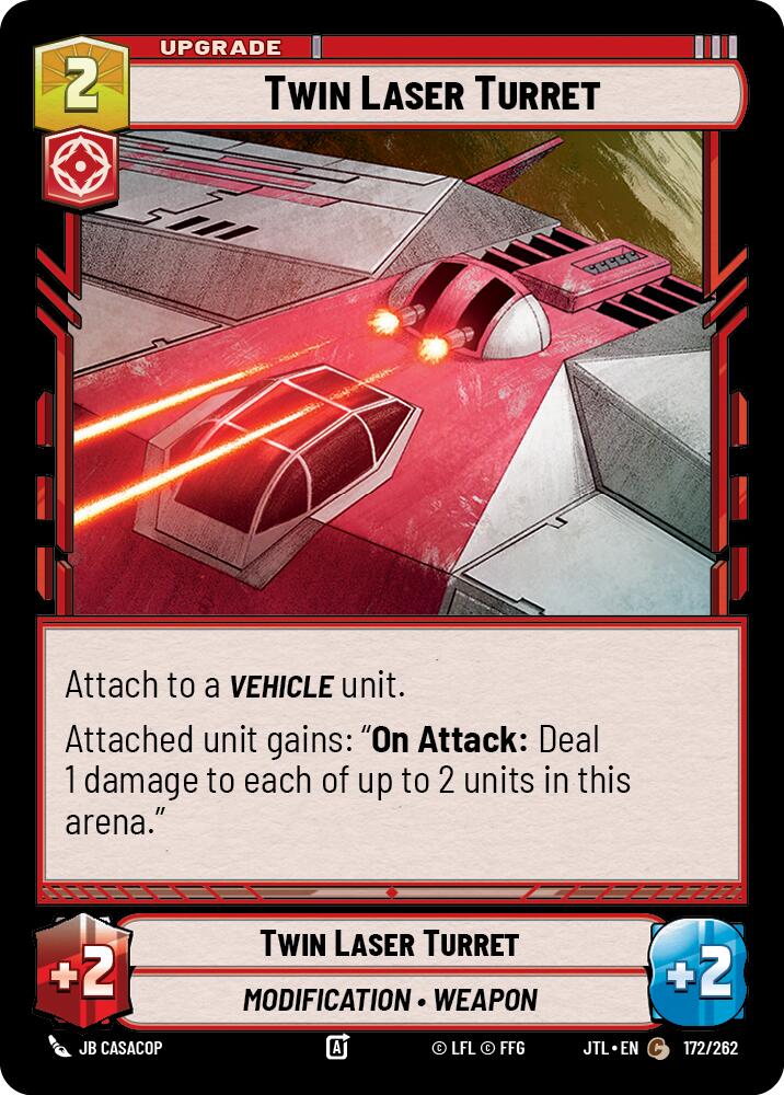 Twin Laser Turret (172/262) (172/262) [Jump to Lightspeed] | Grognard Games