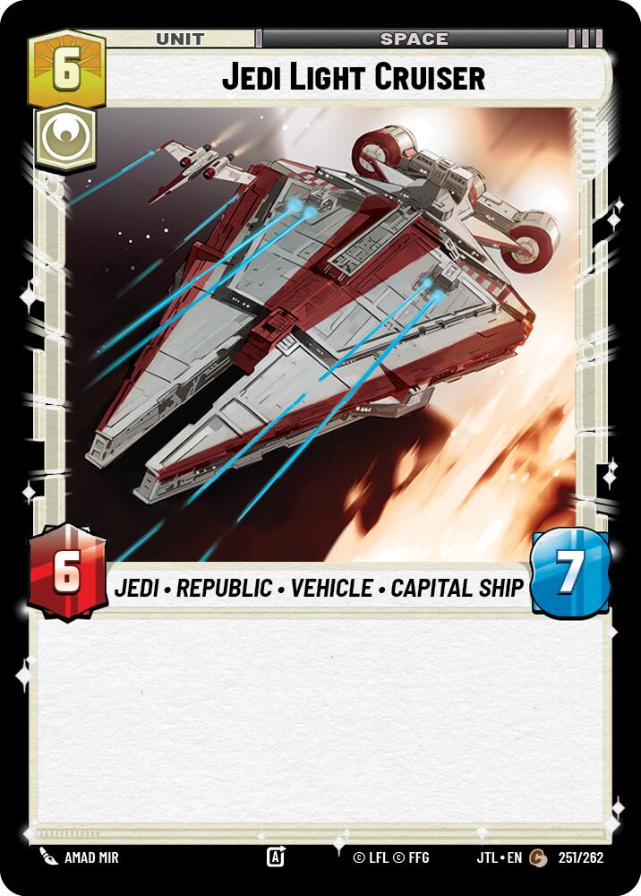Jedi Light Cruiser (251/262) (251/262) [Jump to Lightspeed] | Grognard Games