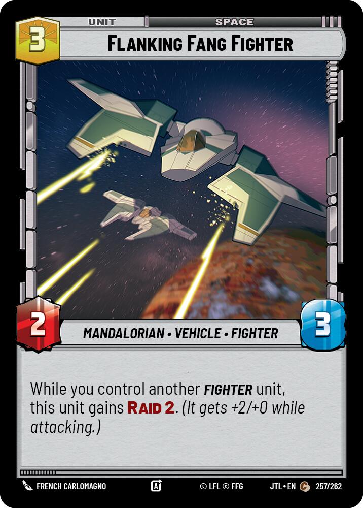 Flanking Fang Fighter (257/262) (257/262) [Jump to Lightspeed] | Grognard Games