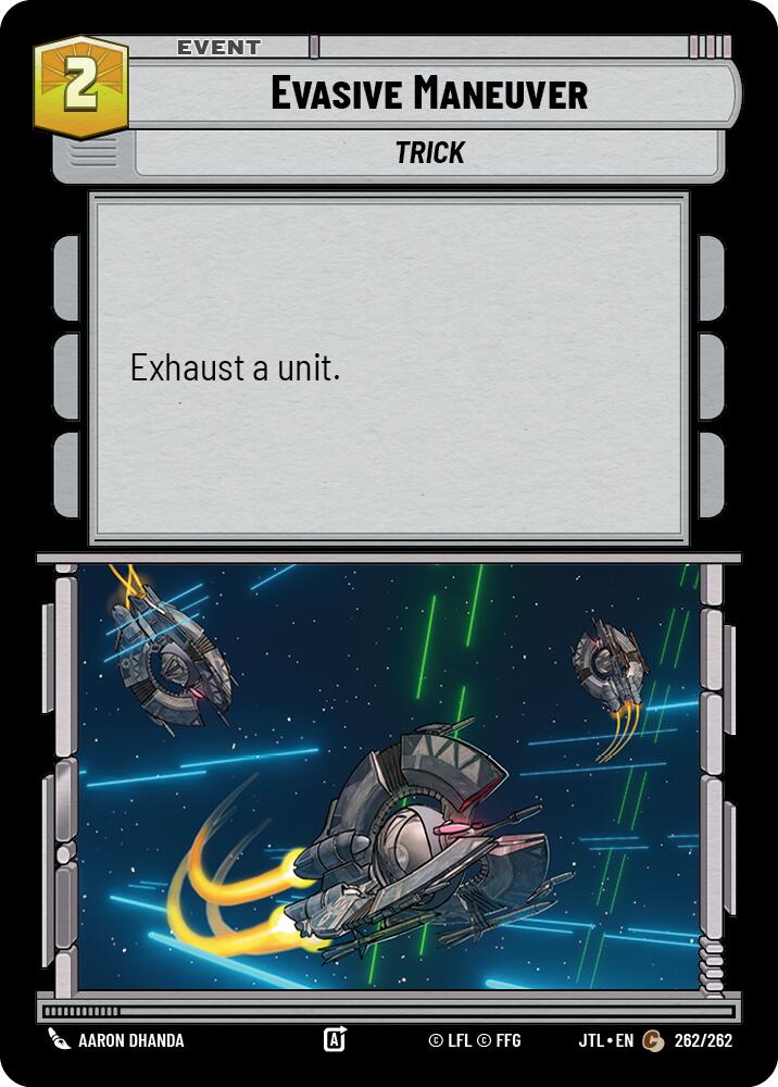 Evasive Maneuver (262/262) (262/262) [Jump to Lightspeed] | Grognard Games