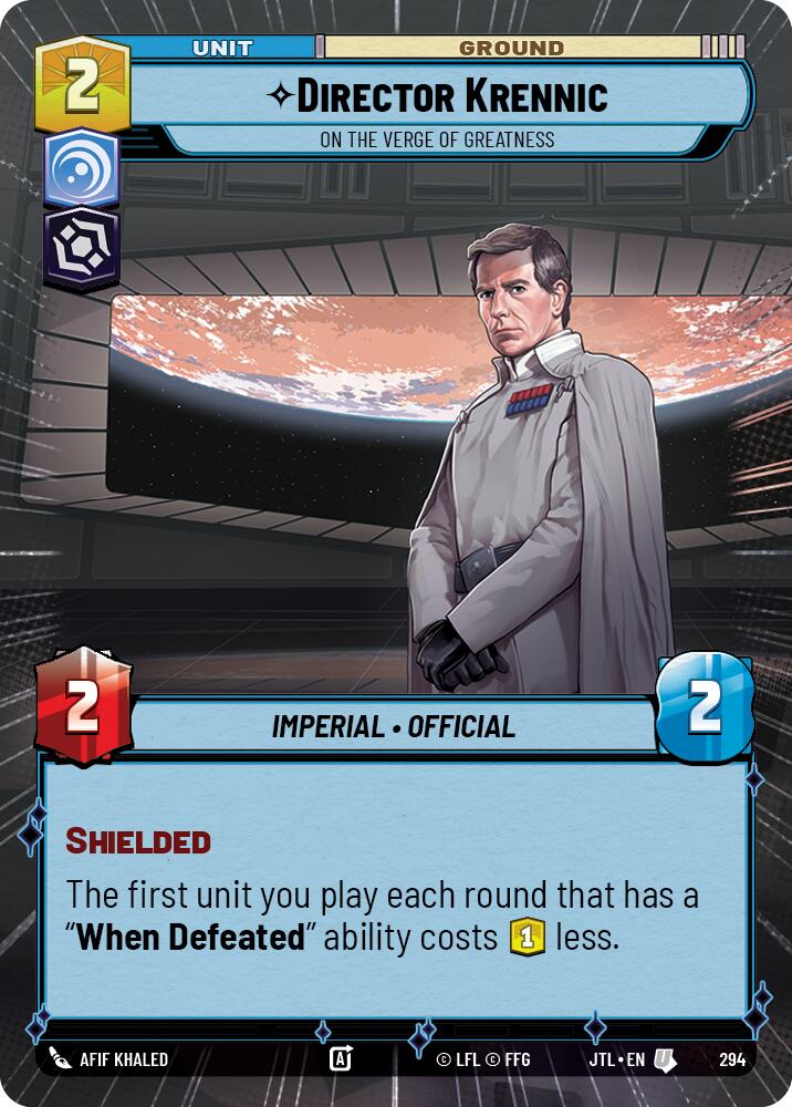 Director Krennic - On the Verge of Greatness (294) (Hyperspace) (294) [Jump to Lightspeed] | Grognard Games