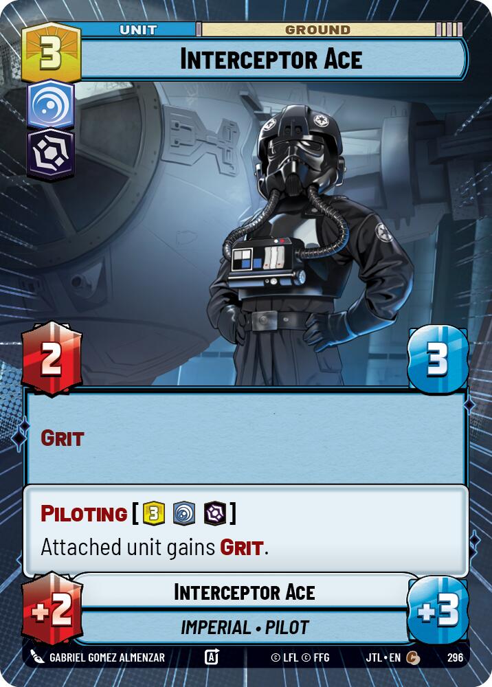 Interceptor Ace (296) (Hyperspace) (296) [Jump to Lightspeed] | Grognard Games