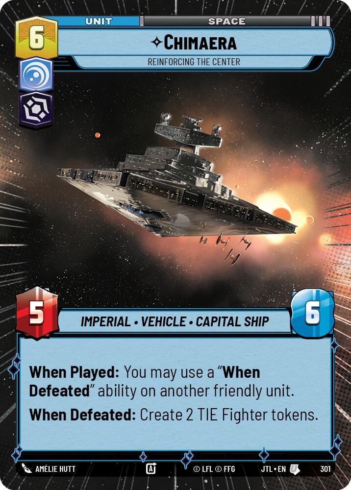 Chimaera - Reinforcing the Center (301) (Hyperspace) (301) [Jump to Lightspeed] | Grognard Games