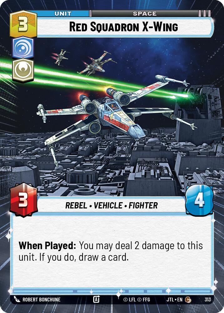 Red Squadron X-Wing (313) (Hyperspace) (313) [Jump to Lightspeed] | Grognard Games