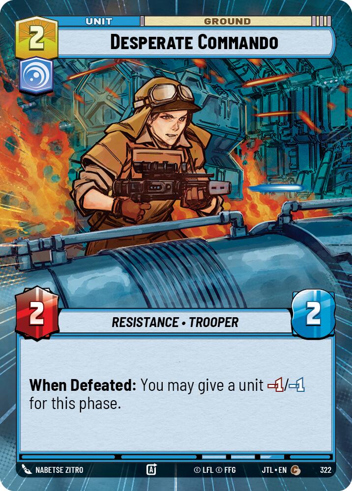 Desperate Commando (322) (Hyperspace) (322) [Jump to Lightspeed] | Grognard Games