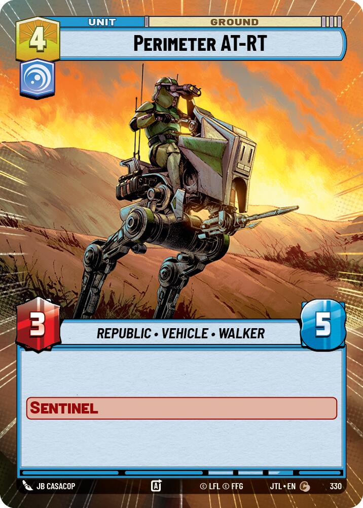 Perimeter AT-RT (330) (Hyperspace) (330) [Jump to Lightspeed] | Grognard Games