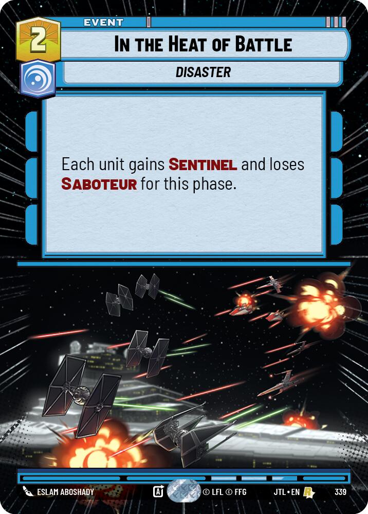 In the Heat of Battle (339) (Hyperspace) (339) [Jump to Lightspeed] | Grognard Games