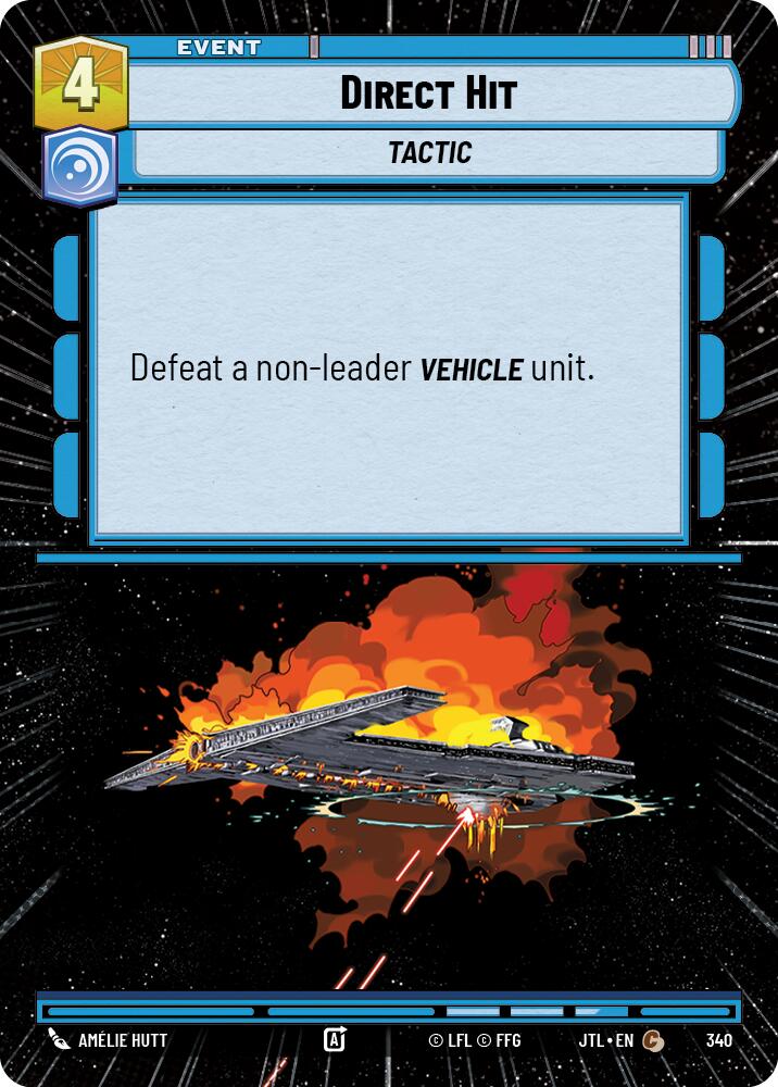 Direct Hit (340) (Hyperspace) (340) [Jump to Lightspeed] | Grognard Games