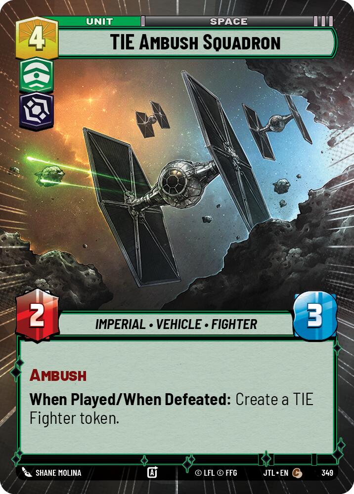 TIE Ambush Squadron (349) (Hyperspace) (349) [Jump to Lightspeed] | Grognard Games