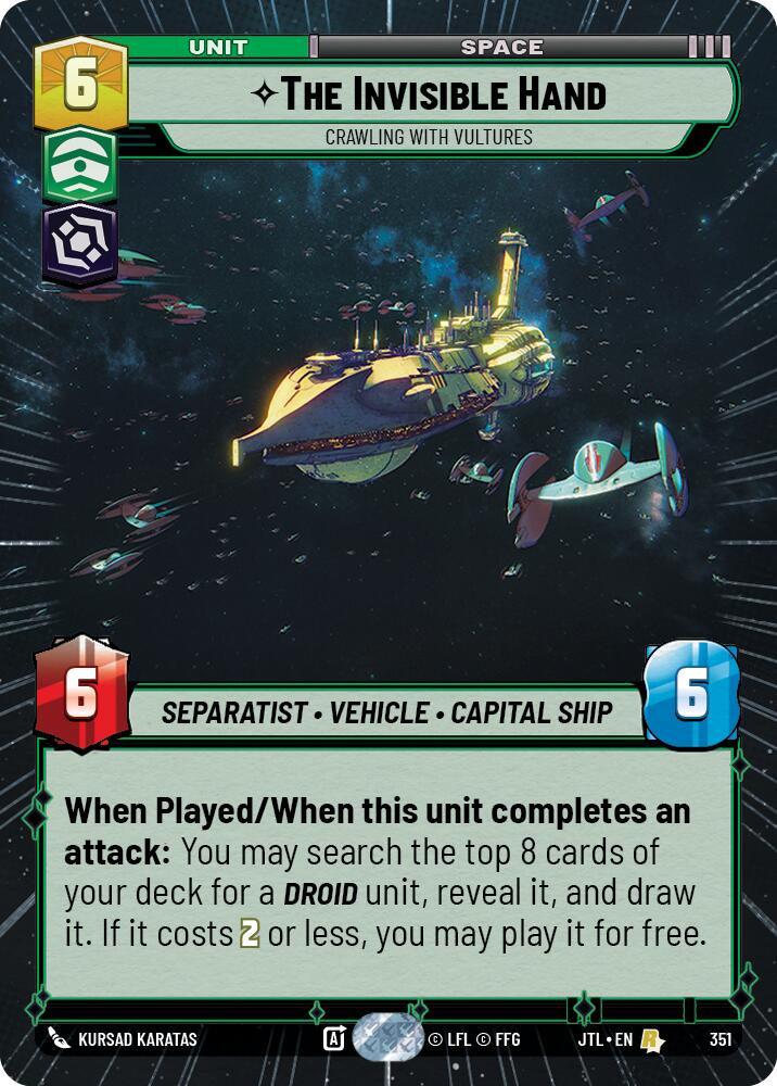 The Invisible Hand - Crawling With Vultures (351) (Hyperspace) (351) [Jump to Lightspeed] | Grognard Games