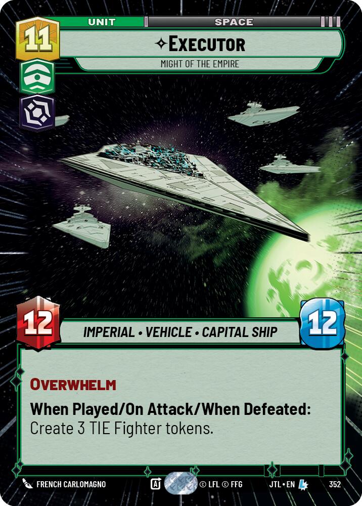 Executor - Might of the Empire (352) (Hyperspace) (352) [Jump to Lightspeed] | Grognard Games