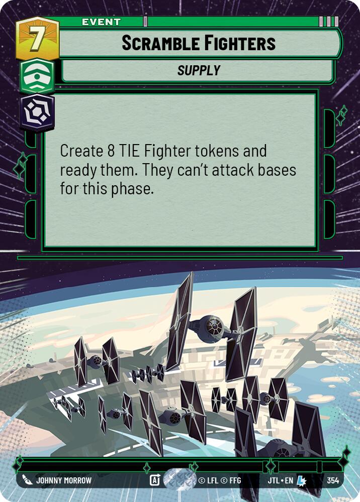 Scramble Fighters (354) (Hyperspace) (354) [Jump to Lightspeed] | Grognard Games