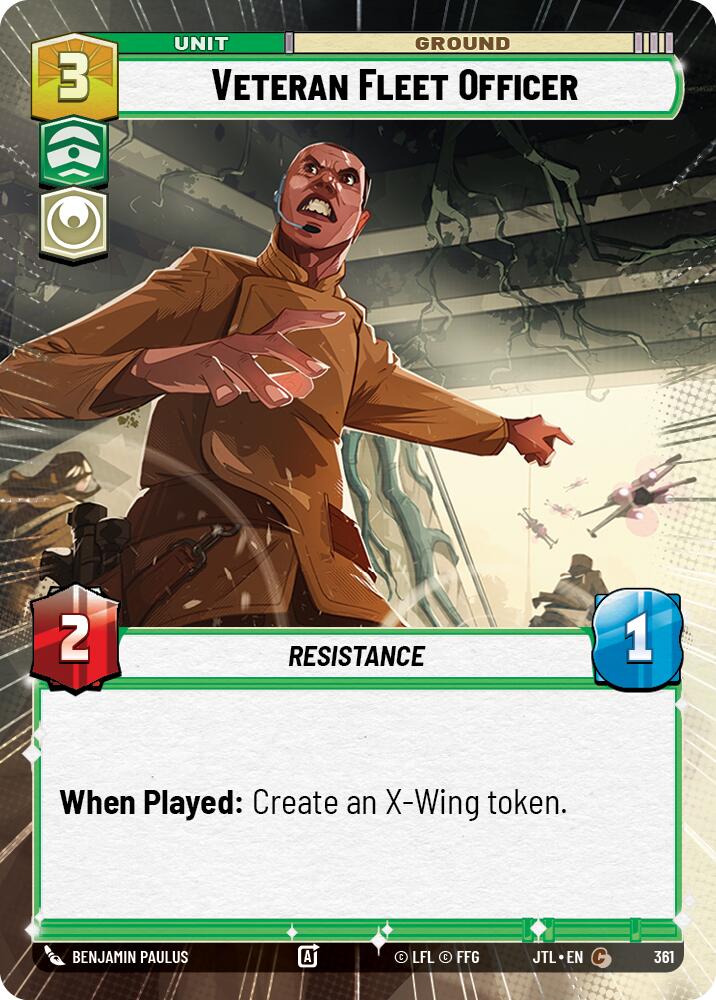Veteran Fleet Officer (361) (Hyperspace) (361) [Jump to Lightspeed] | Grognard Games