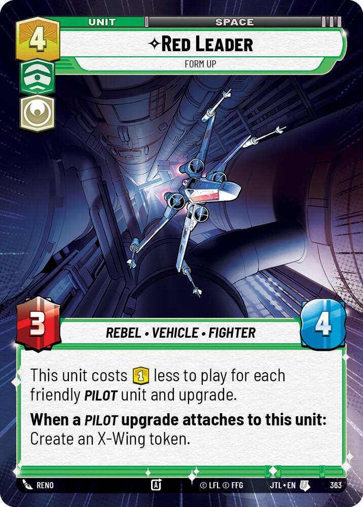 Red Leader - Form Up (363) (Hyperspace) (363) [Jump to Lightspeed] | Grognard Games
