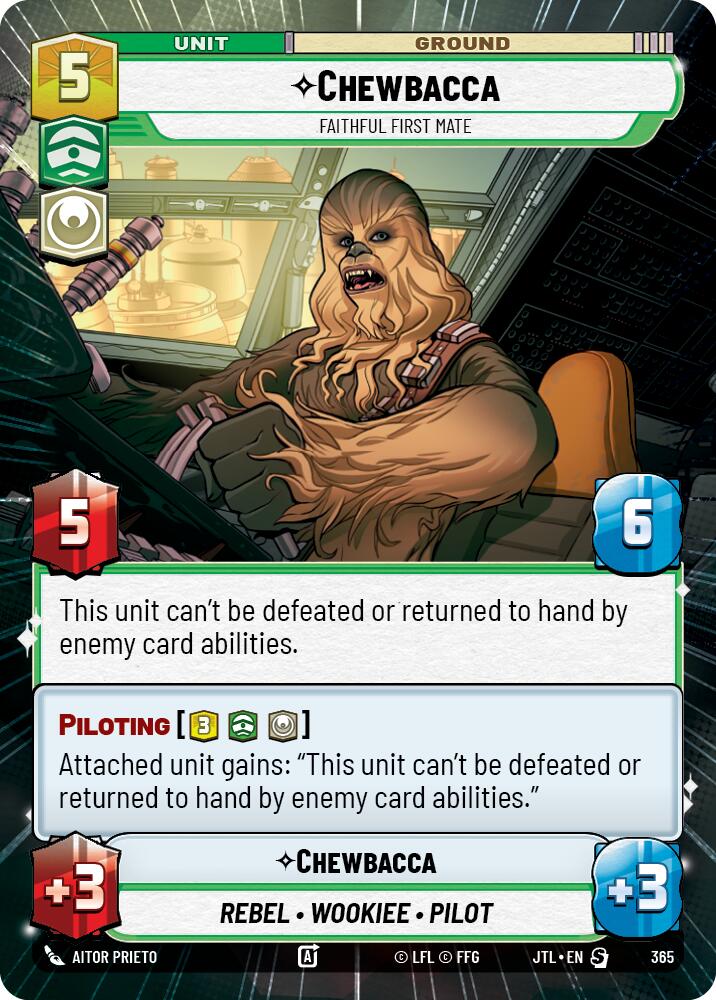 Chewbacca - Faithful First Mate (365) (Hyperspace) (365) [Jump to Lightspeed] | Grognard Games