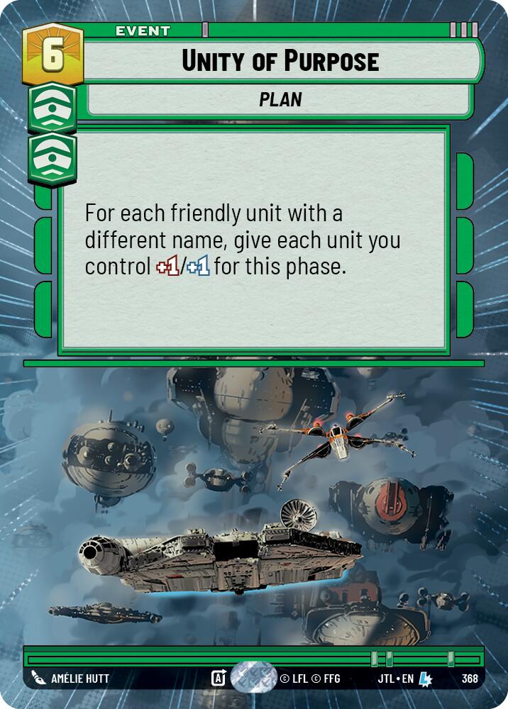Unity of Purpose (368) (Hyperspace) (368) [Jump to Lightspeed] | Grognard Games