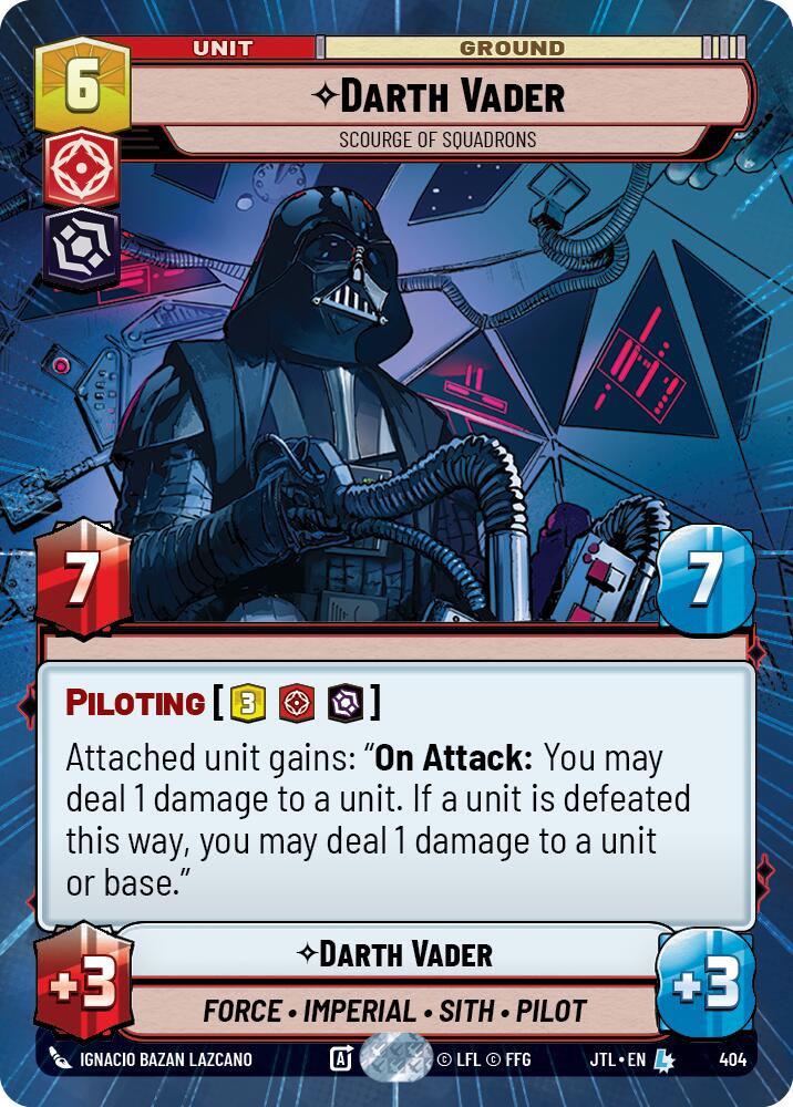 Darth Vader - Scourge of Squadrons (404) (Hyperspace) (404) [Jump to Lightspeed] | Grognard Games