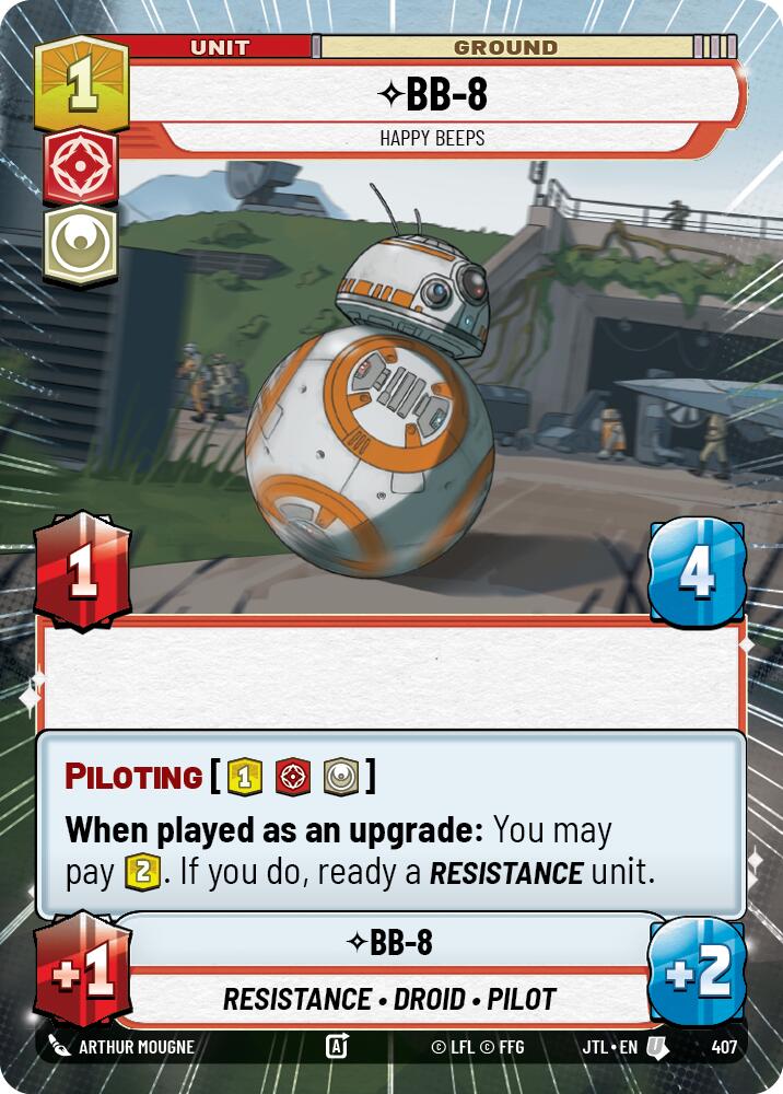 BB-8 - Happy Beeps (407) (Hyperspace) (407) [Jump to Lightspeed] | Grognard Games