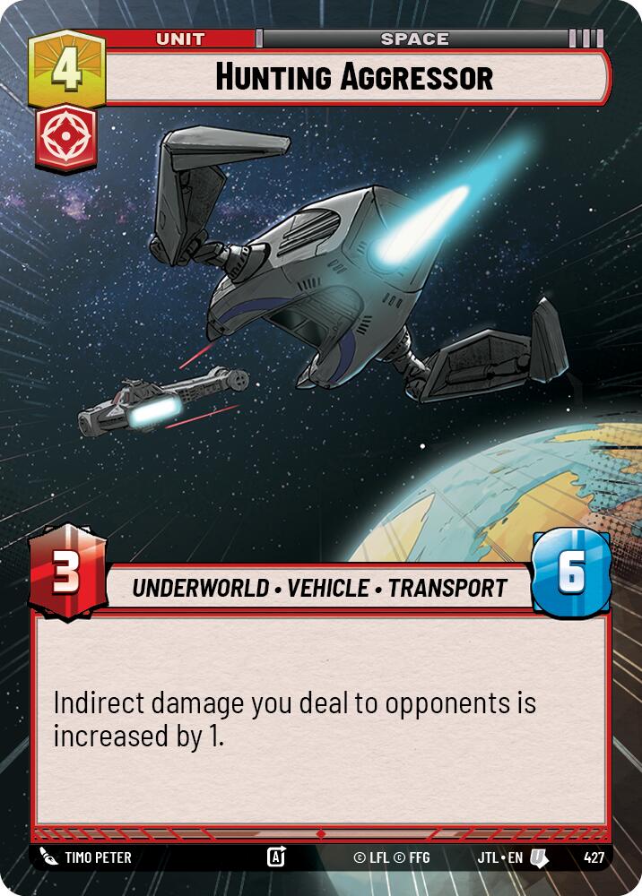 Hunting Aggressor (427) (Hyperspace) (427) [Jump to Lightspeed] | Grognard Games
