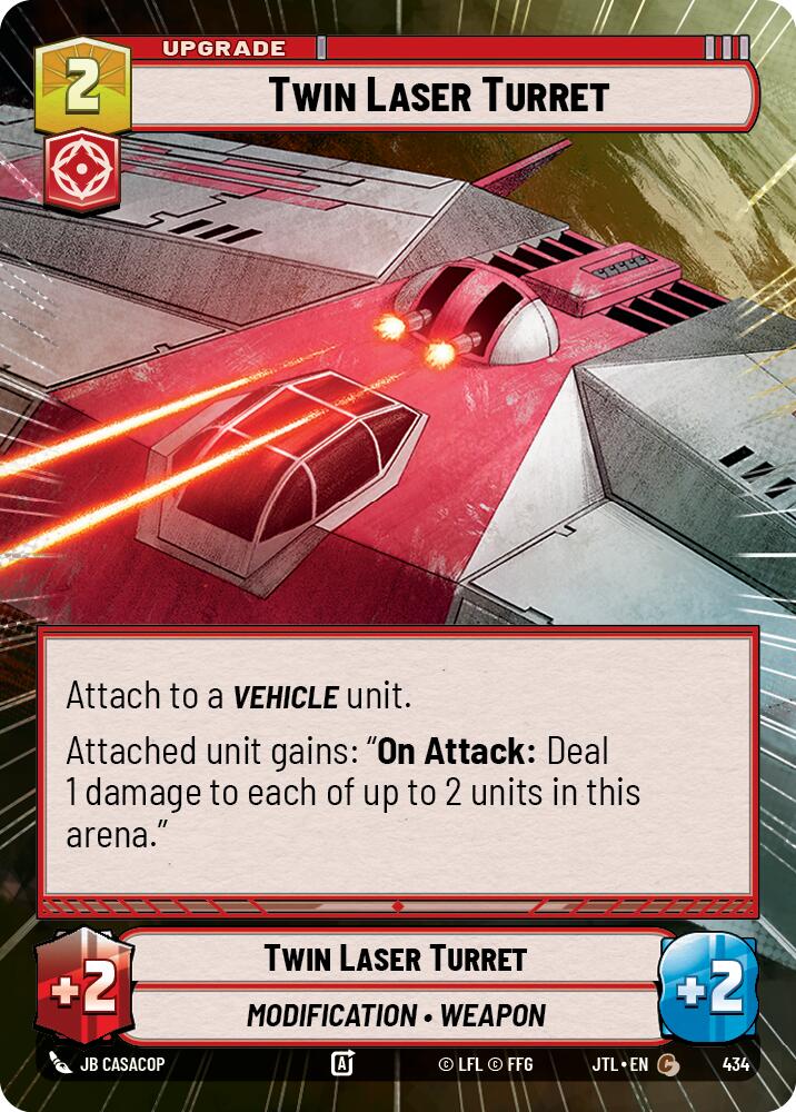 Twin Laser Turret (434) (Hyperspace) (434) [Jump to Lightspeed] | Grognard Games