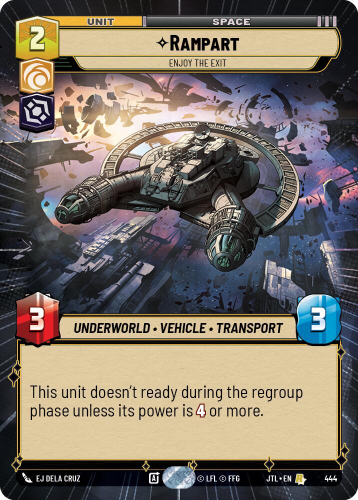 Rampart - Enjoy the Exit (444) (Hyperspace) (444) [Jump to Lightspeed] | Grognard Games