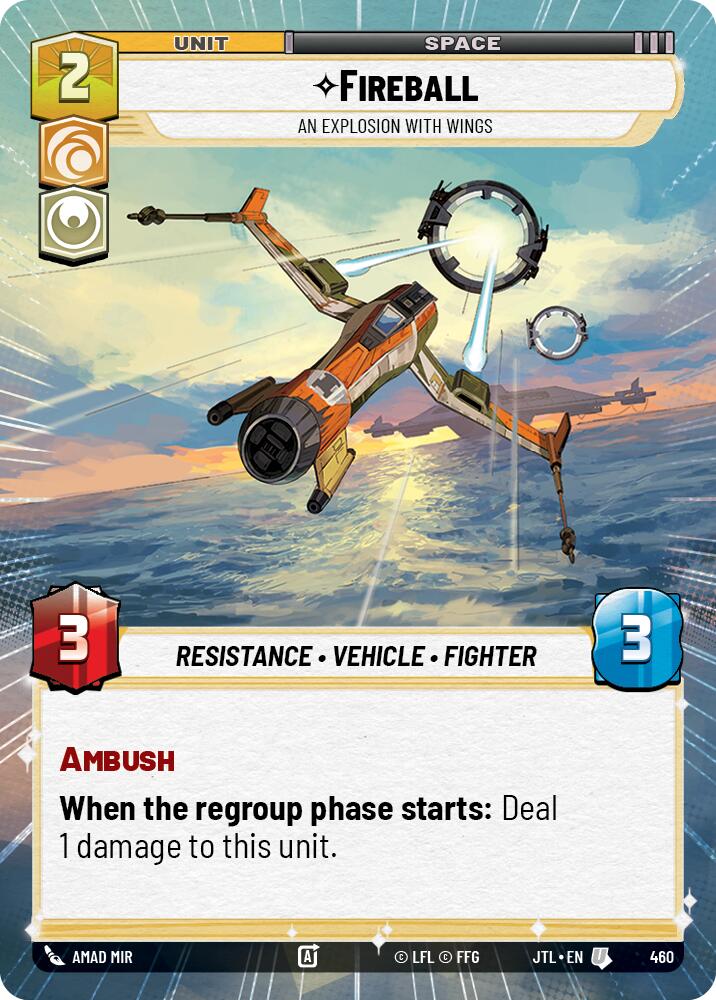 Fireball - An Explosion With Wings (460) (Hyperspace) (460) [Jump to Lightspeed] | Grognard Games
