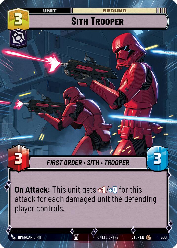 Sith Trooper (500) (Hyperspace) (500) [Jump to Lightspeed] | Grognard Games