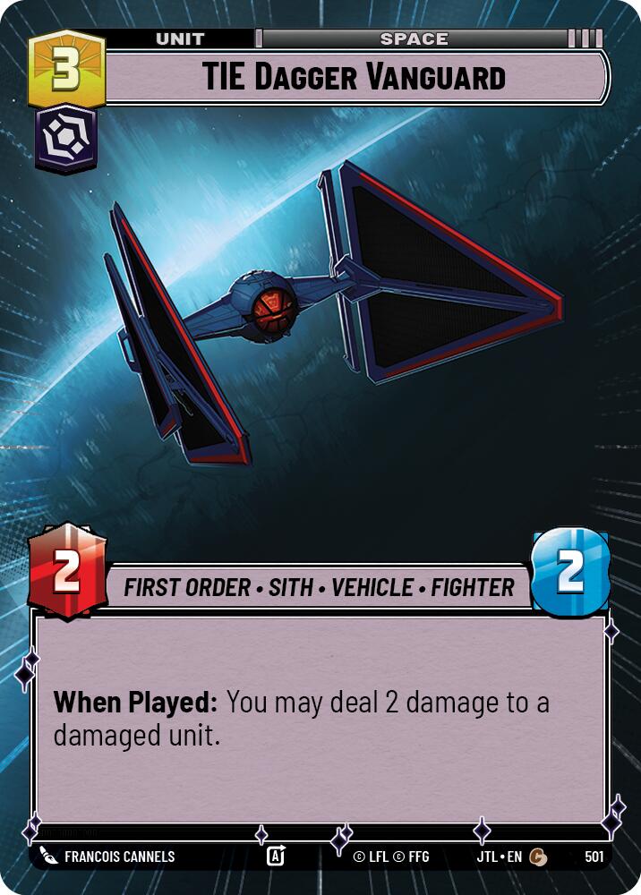 TIE Dagger Vanguard (501) (Hyperspace) (501) [Jump to Lightspeed] | Grognard Games