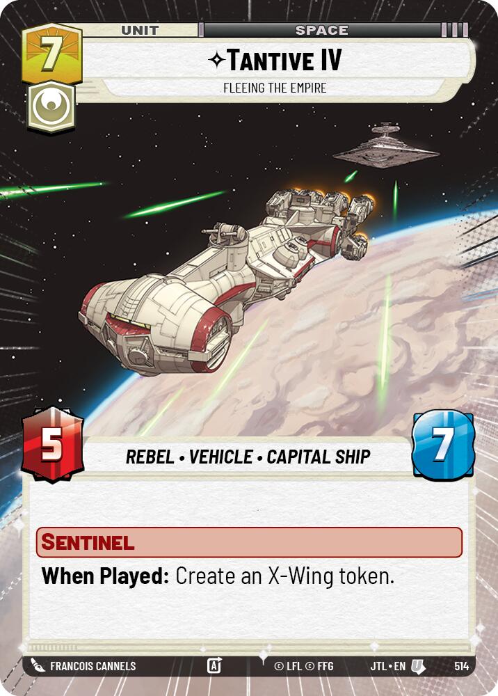 Tantive IV - Fleeing the Empire (514) (Hyperspace) (514) [Jump to Lightspeed] | Grognard Games
