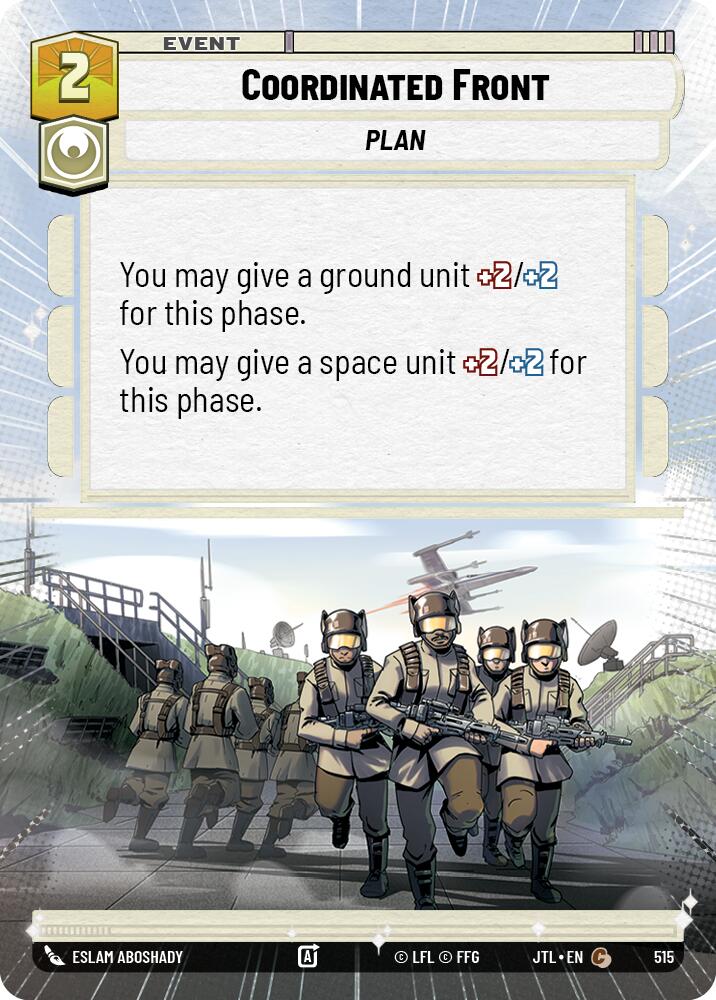 Coordinated Front (515) (Hyperspace) (515) [Jump to Lightspeed] | Grognard Games