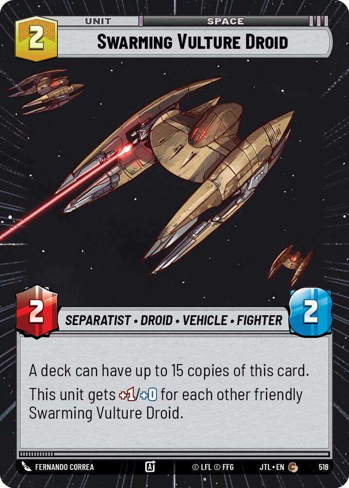 Swarming Vulture Droid (518) (Hyperspace) (518) [Jump to Lightspeed] | Grognard Games