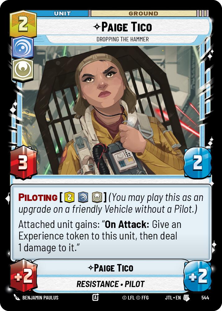 Paige Tico - Dropping the Hammer (544) (544) [Jump to Lightspeed] | Grognard Games