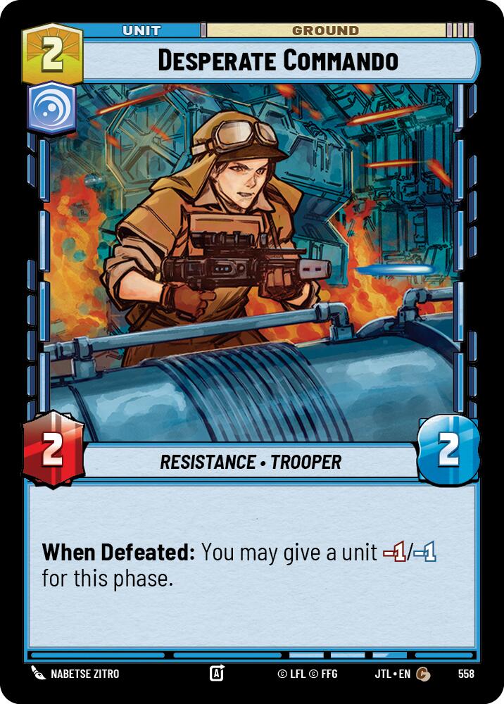 Desperate Commando (558) (558) [Jump to Lightspeed] | Grognard Games