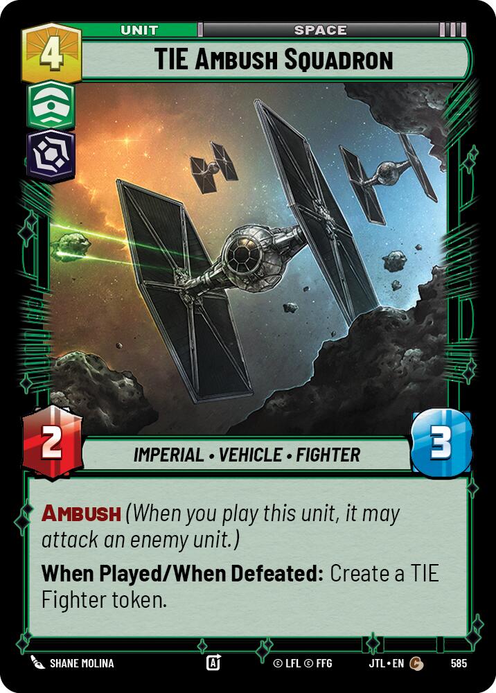 TIE Ambush Squadron (585) (585) [Jump to Lightspeed] | Grognard Games