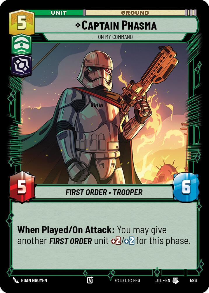 Captain Phasma - On My Command (586) (586) [Jump to Lightspeed] | Grognard Games