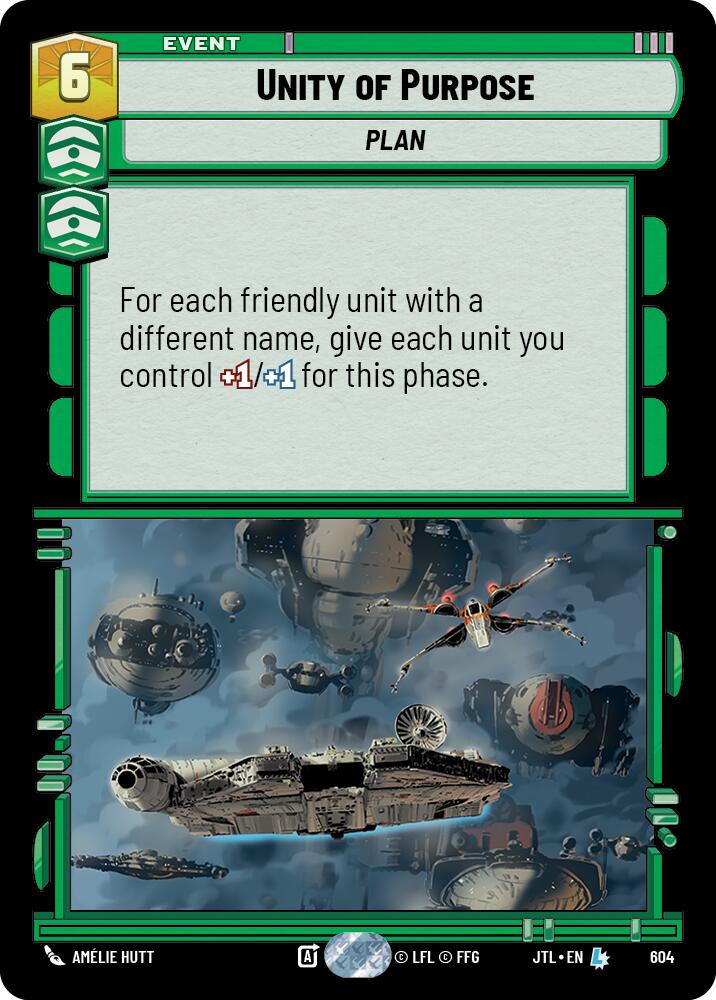 Unity of Purpose (604) (604) [Jump to Lightspeed] | Grognard Games