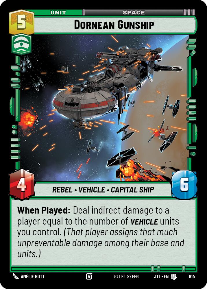 Dornean Gunship (614) (614) [Jump to Lightspeed] | Grognard Games