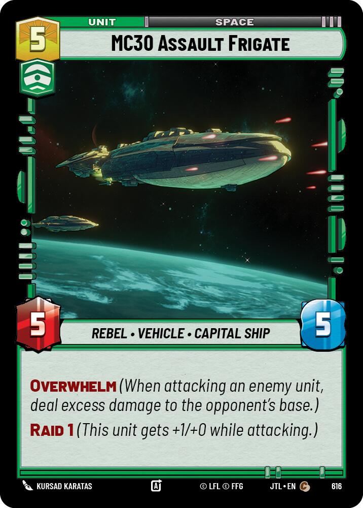 MC30 Assault Frigate (616) (616) [Jump to Lightspeed] | Grognard Games