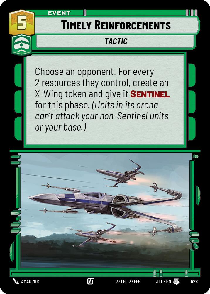 Timely Reinforcements (628) (628) [Jump to Lightspeed] | Grognard Games
