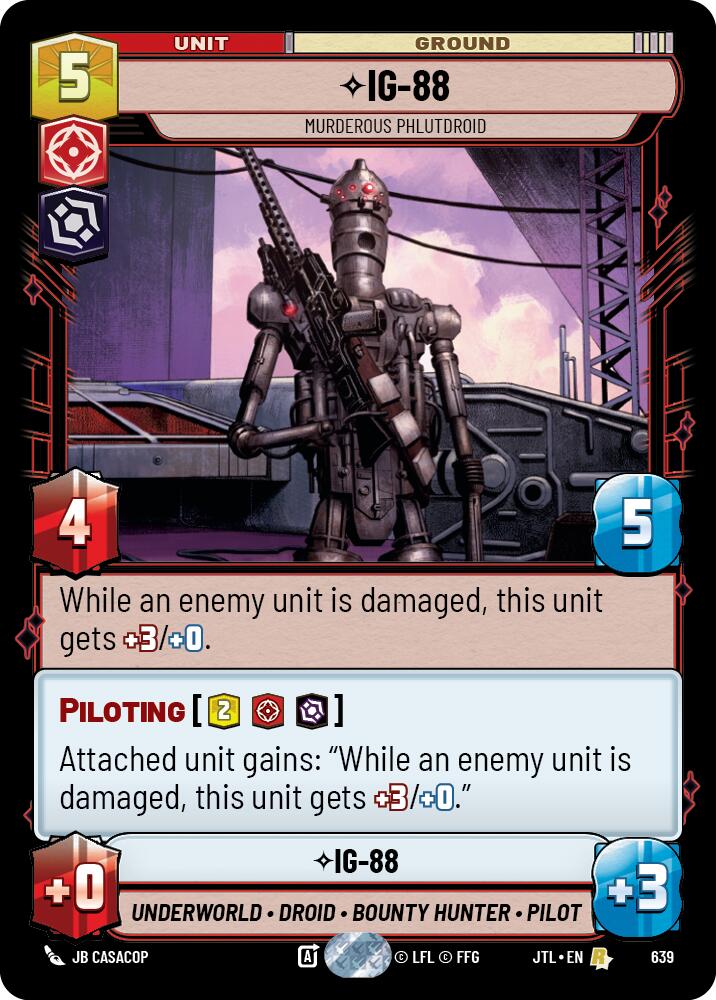 IG-88 - Murderous Phlutdroid (639) (639) [Jump to Lightspeed] | Grognard Games