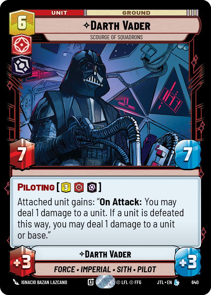 Darth Vader - Scourge of Squadrons (640) (640) [Jump to Lightspeed] | Grognard Games
