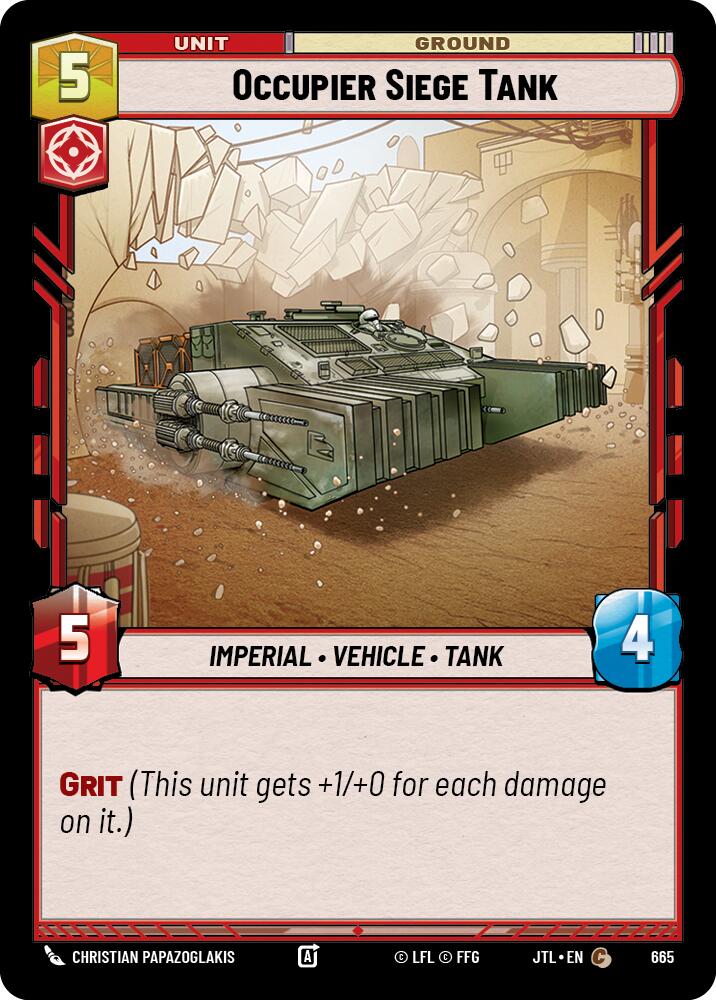 Occupier Siege Tank (665) (665) [Jump to Lightspeed] | Grognard Games