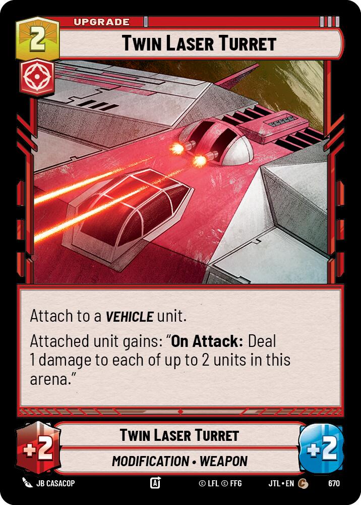 Twin Laser Turret (670) (670) [Jump to Lightspeed] | Grognard Games