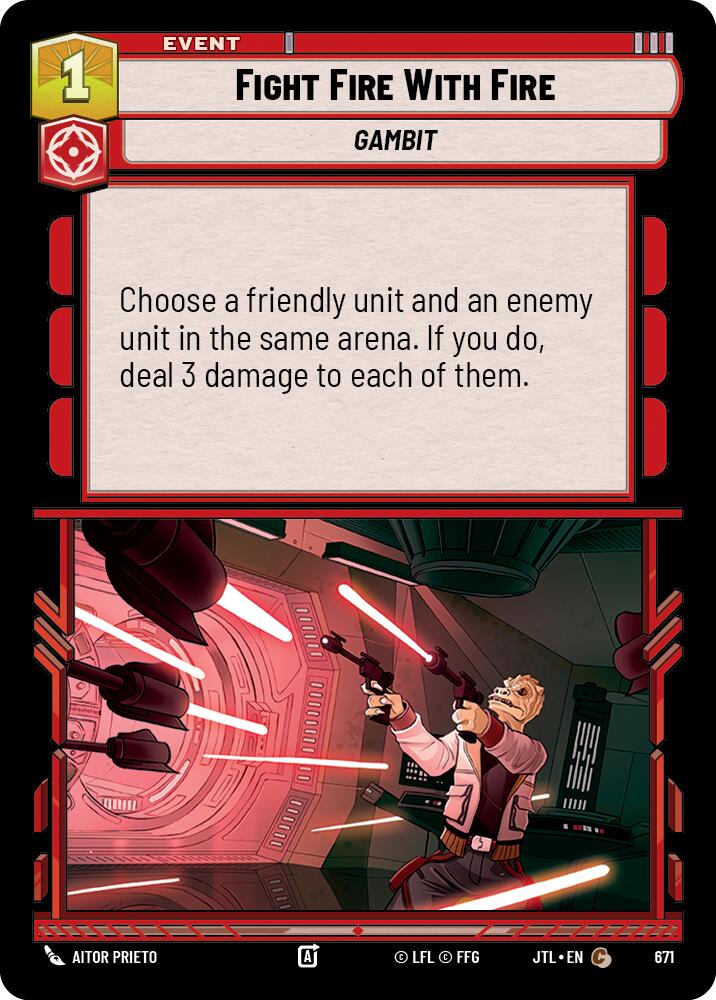 Fight Fire With Fire (671) (671) [Jump to Lightspeed] | Grognard Games