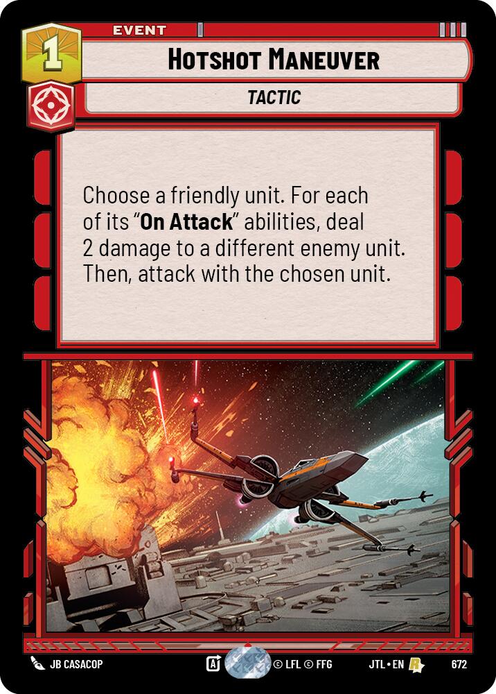 Hotshot Maneuver (672) (672) [Jump to Lightspeed] | Grognard Games